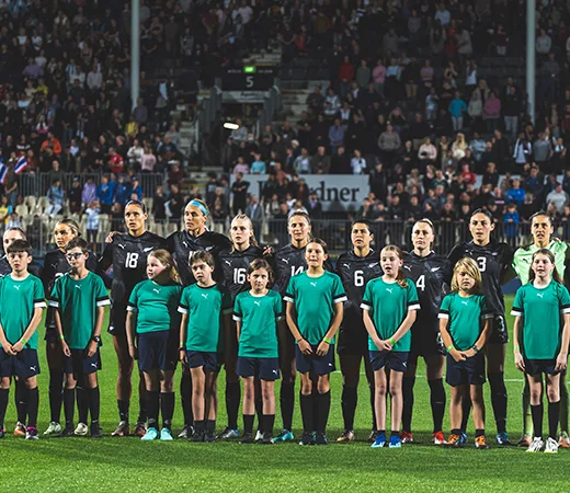 Football Ferns v Thailand international, broadcast by Engage Live