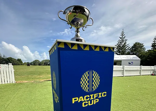 ICC Pacific Cup women's international cricket, broadcast by Engage Live