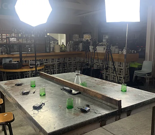 Location studio shoot