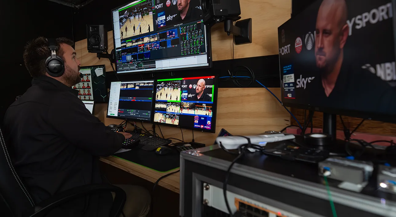 Engage Live outside broadcast unit on location